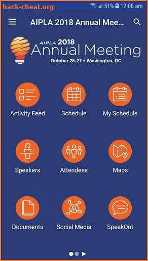 AIPLA Events screenshot