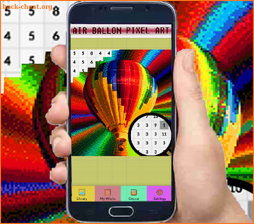 Air Ballon Color By Number-Pixel Art screenshot