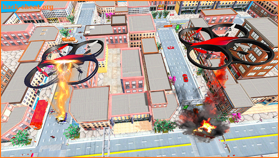 Air Drone Robot Transform Battle-Robot battle fury screenshot