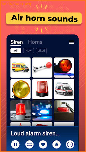 Air Horn - Siren Sound Prank screenshot
