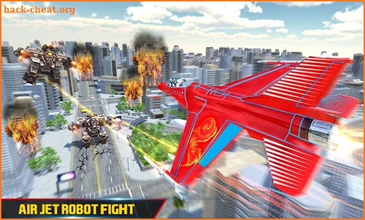 Air Jet Robot Transform : Robot Shooting Game screenshot