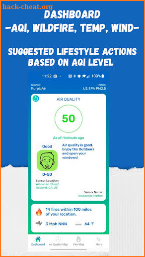 Air Quality App & Wildfire screenshot