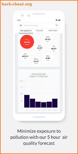 Air Quality Index BreezoMeter screenshot