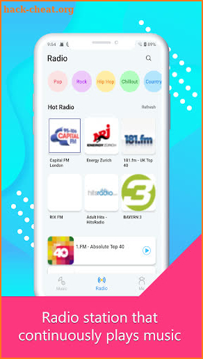 Air Tunes - Free Music, Global FM screenshot