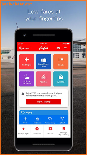 AirAsia screenshot