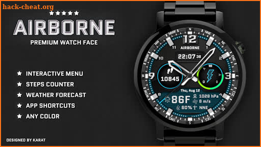 Airborne Watch Face screenshot