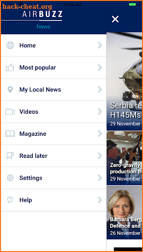 AIRBUZZ  News screenshot