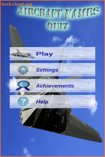 Aircraft Names Quiz screenshot
