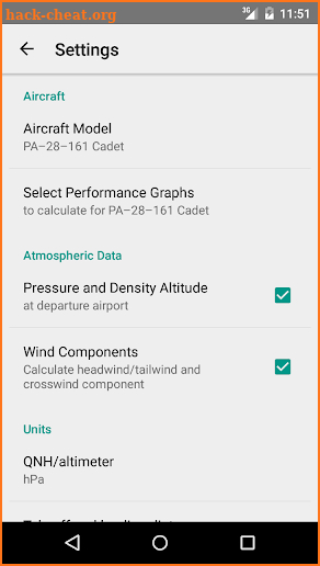 Aircraft Performance screenshot