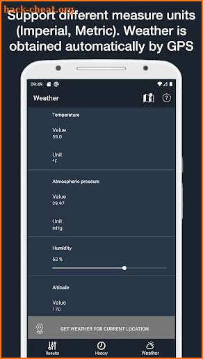 AirLab: Air Density Meter screenshot