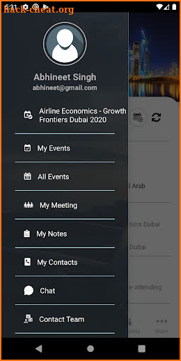 Airline Economics Events screenshot