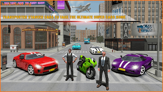Airplane Car Transporter Game - Car Transport Sim screenshot