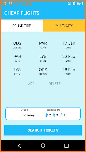 ✈️ Cheap Flights app ✈️ screenshot