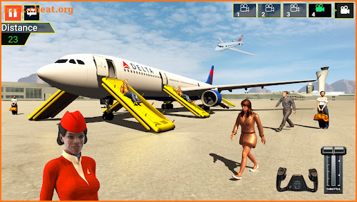 Airplane Games:Pilot flight 3D screenshot