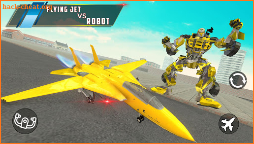 Airplane Jet Robot Transform Robot Shooting Games screenshot