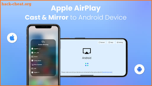 AirPlay: Mirror to Android TV screenshot