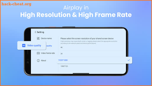 AirPlay: Mirror to Android TV screenshot