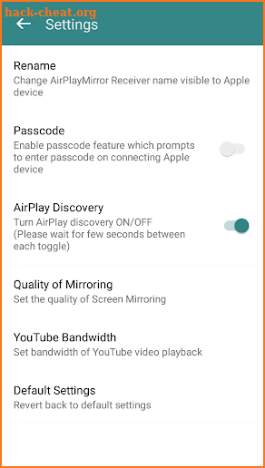 AirPlayMirror Receiver screenshot