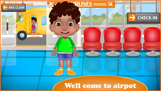 Airport Adventure-Kids Airport Scanner Plane Games screenshot