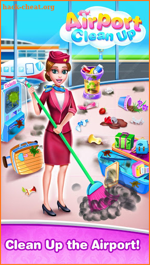 Airport Cleaning Fun– Girls Cleanup Game screenshot
