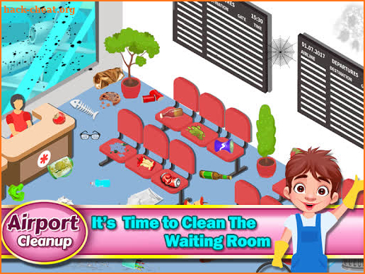 Airport Cleanup - Kids Game screenshot