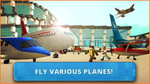 Airport Craft: Fly Simulator Boys Craft Building screenshot