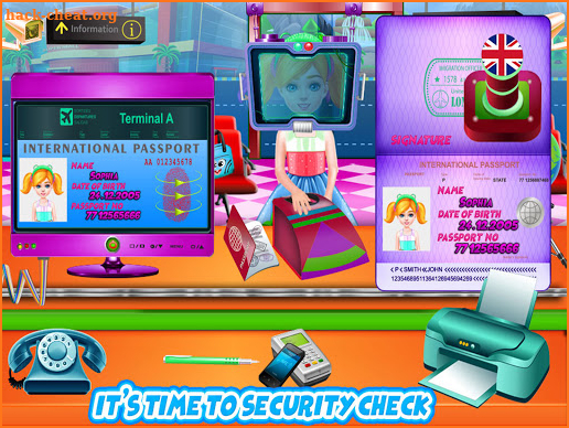Airport Manager Cash Register Cashier Girls Games screenshot
