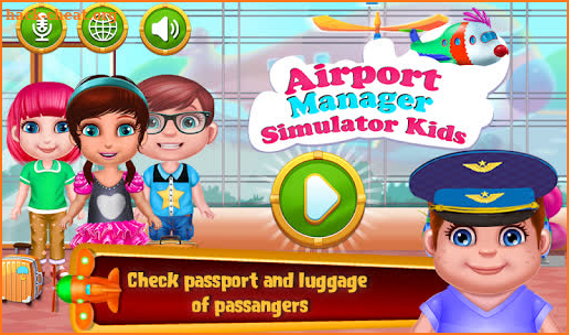 Airport Manager Simulator Kids - Play Clean Planes screenshot