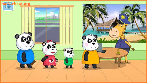 Airport professions: Kids games with Panda screenshot