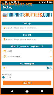 AirportShuttles.com Rides screenshot