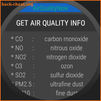 AirQualityNow (Show air-quality info. near you) screenshot