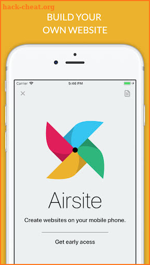 Airsite - Website Builder screenshot