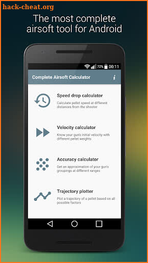 Airsoft Ballistics Calculator screenshot