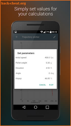 Airsoft Ballistics Calculator screenshot
