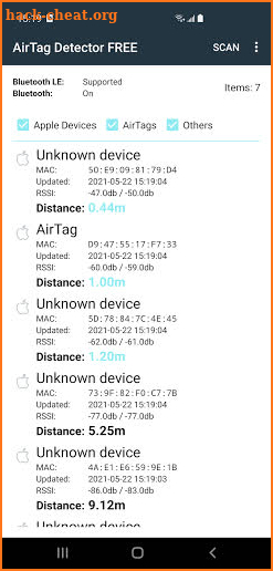 AirTag Detector Free-Bluetooth Scanner screenshot