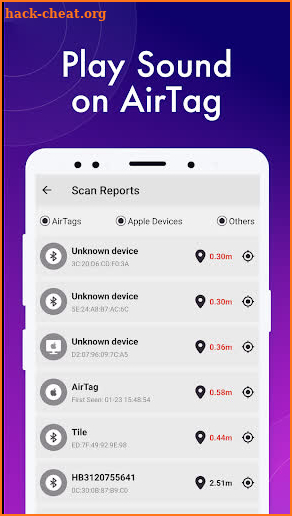 AirTag Tracker Detect Max screenshot