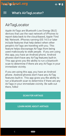 AirTagLocator screenshot