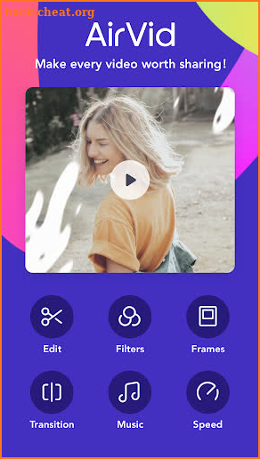 AirVid Video Filters & Frames screenshot