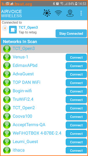 AirVoice Wi-Fi - Free wifi finder & map screenshot
