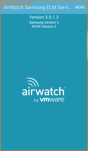 AirWatch Samsung ELM Service screenshot