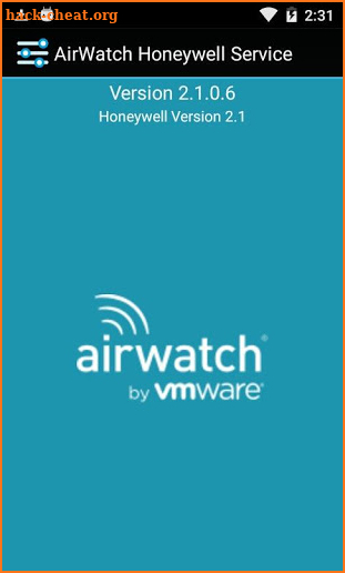 AirWatch Service for Honeywell screenshot