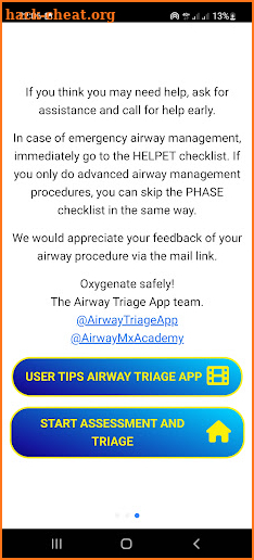 Airway Triage screenshot