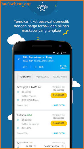 Airy - Tiket Pesawat & Hotel Murah screenshot