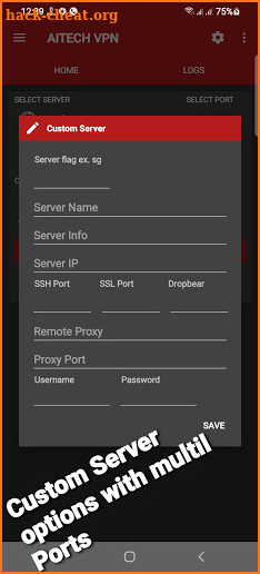 AITECH VPN - (SSH/Proxy/SSL) VPN screenshot