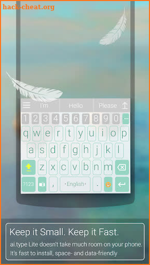 ai.type keyboard Lite screenshot