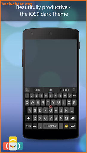 ai.type OS 12 Dark Keyboard screenshot