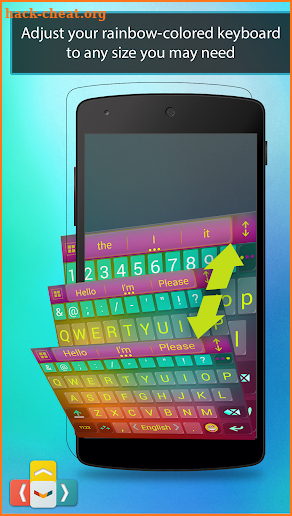 ai.type Rainbow Color Keyboard screenshot