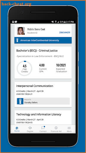 AIU Student Mobile screenshot