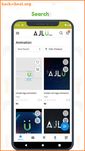 AJLU - Freelance Marketplace screenshot