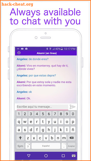 Akemi - ChatBot screenshot